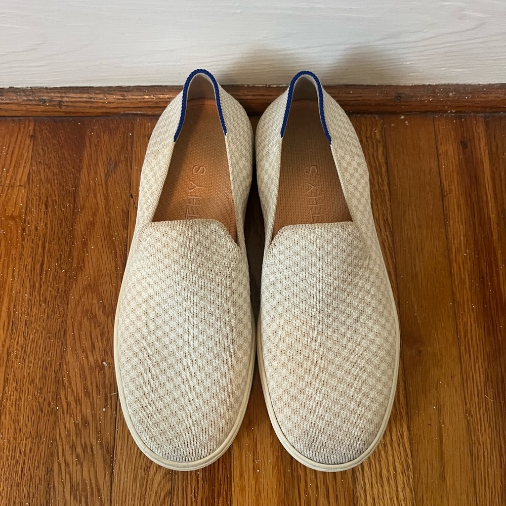 Rothy’s “The Original Slip On” in Sandy Check